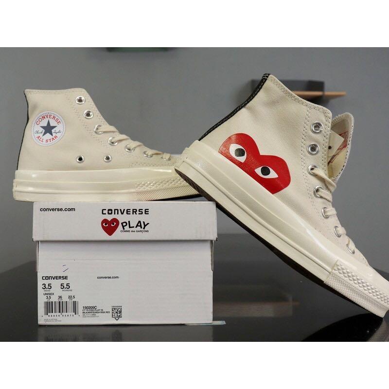 cdg x converse shoes