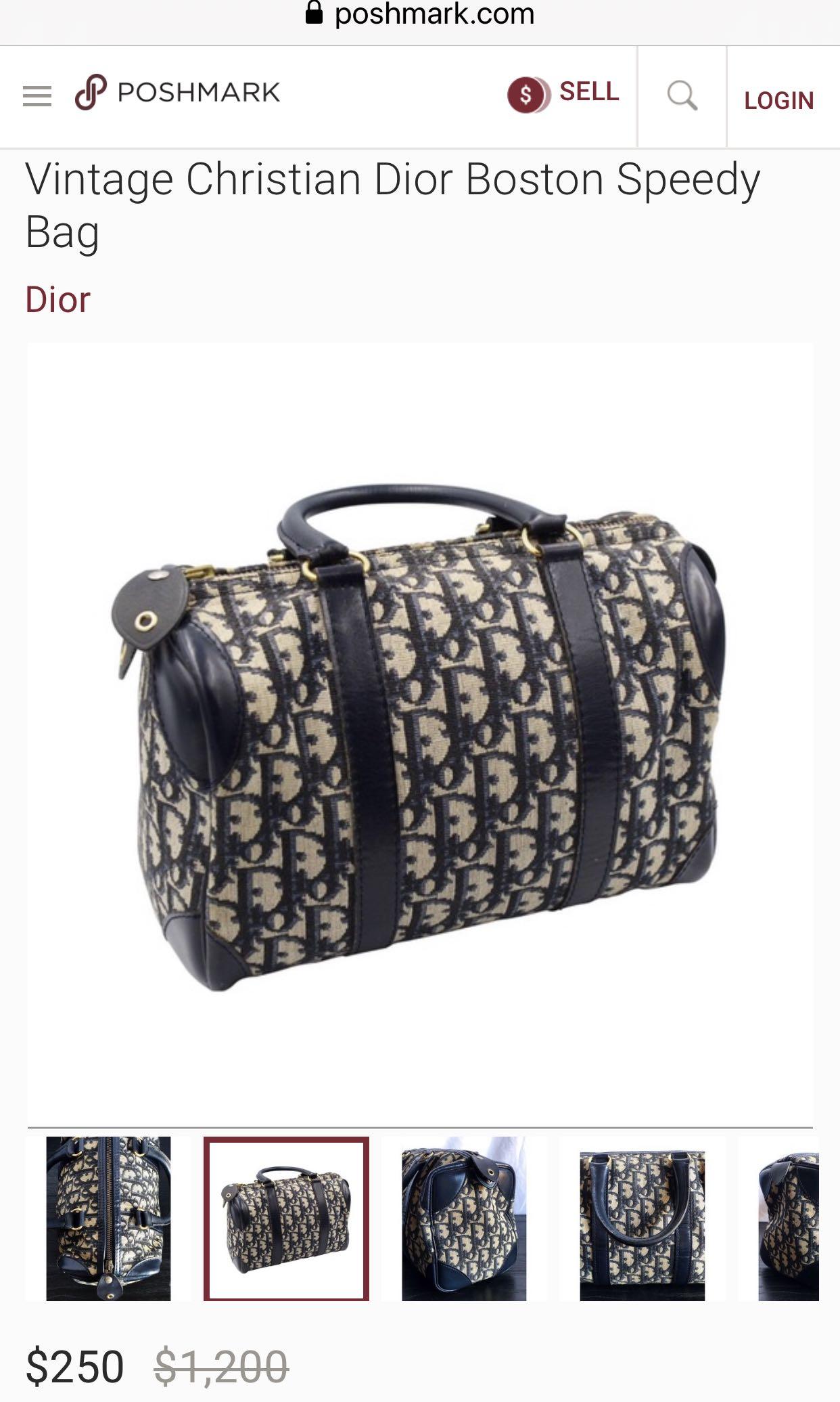 Christian Dior Vintage Speedy Tote Luxury Bags  Wallets on Carousell