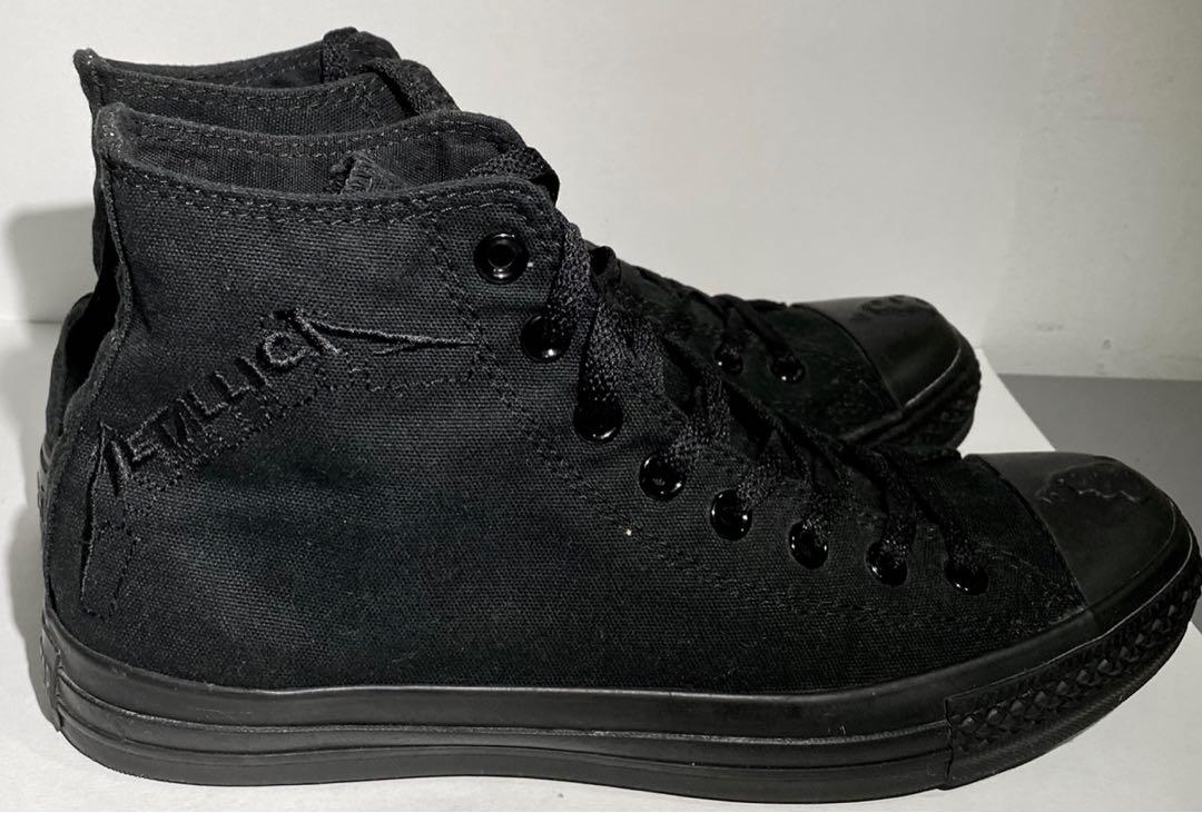 Converse All Star Chuck Taylor METALLICA Black UK9 (Original), Men's ...