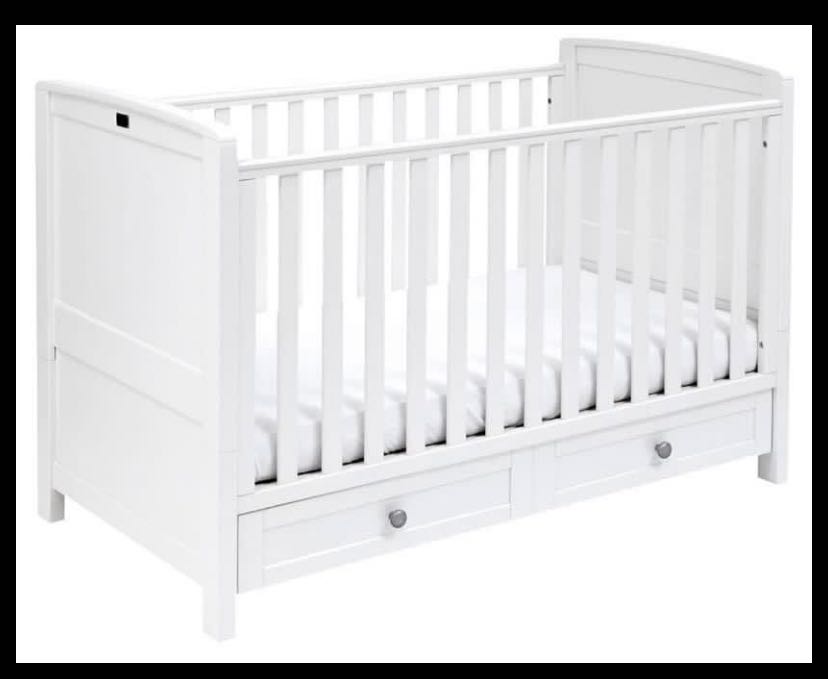 mothercare cot bed with drawer