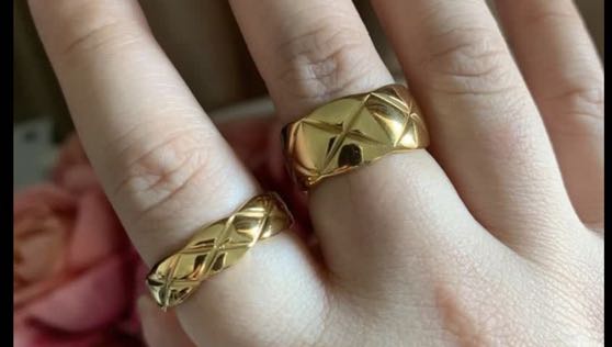 Chanel couple ring hot sale