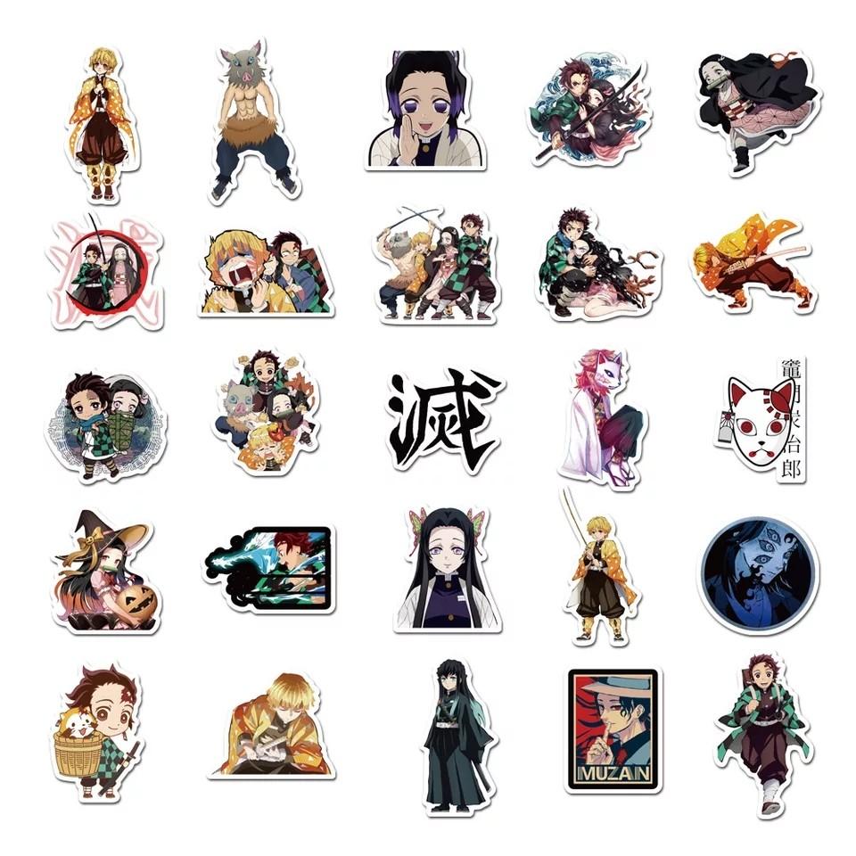 Demon Slayer Decals, Mobile Phones & Gadgets, Mobile & Gadget Accessories,  Other Mobile & Gadget Accessories on Carousell