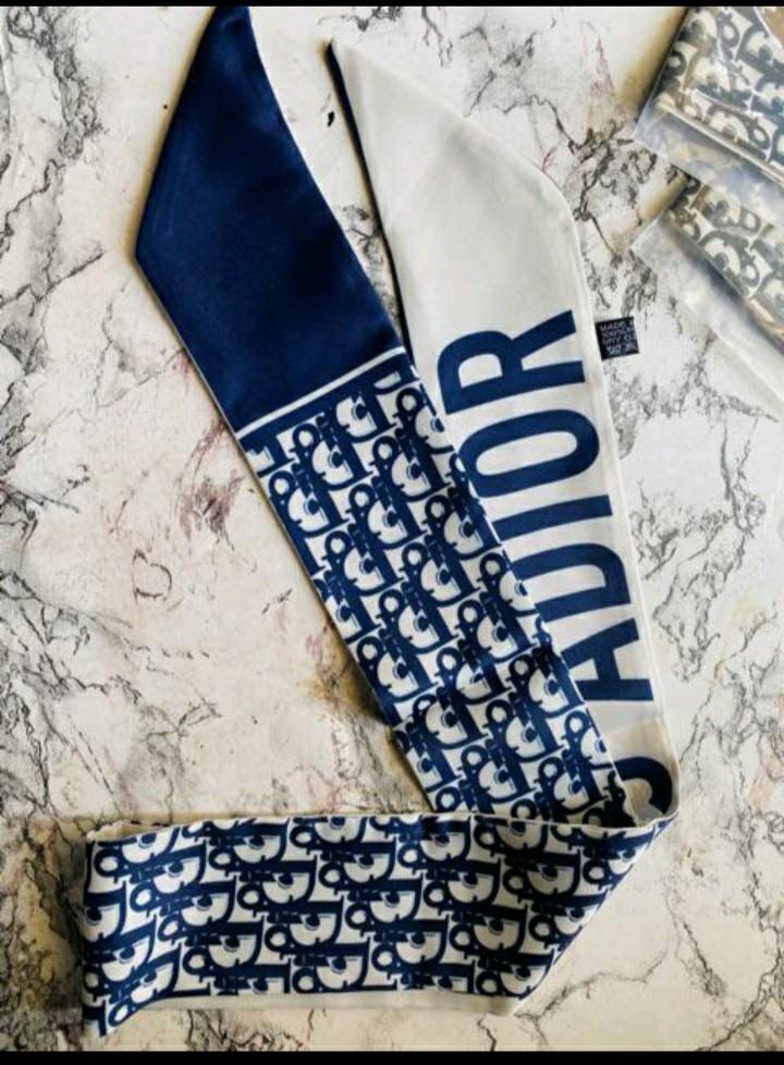 Dior scarf blue clearance