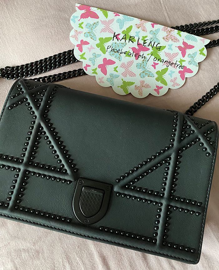 Diorama ultra black clutch sales
