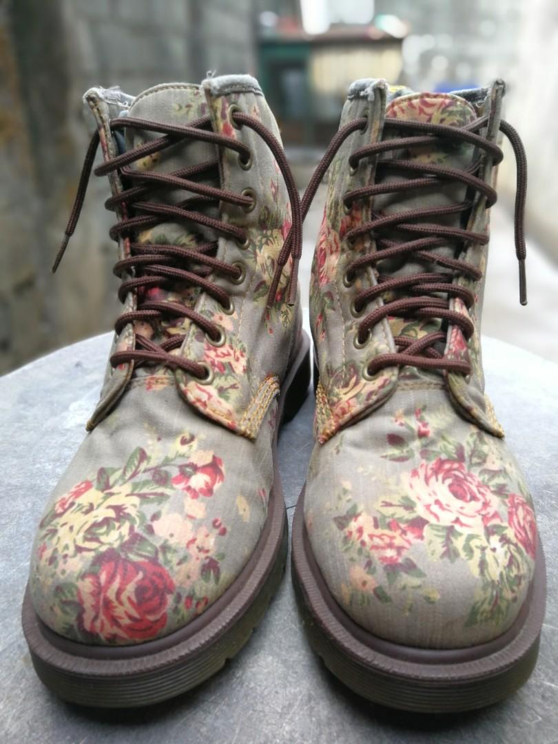 Dr martens castel floral boots hotsell