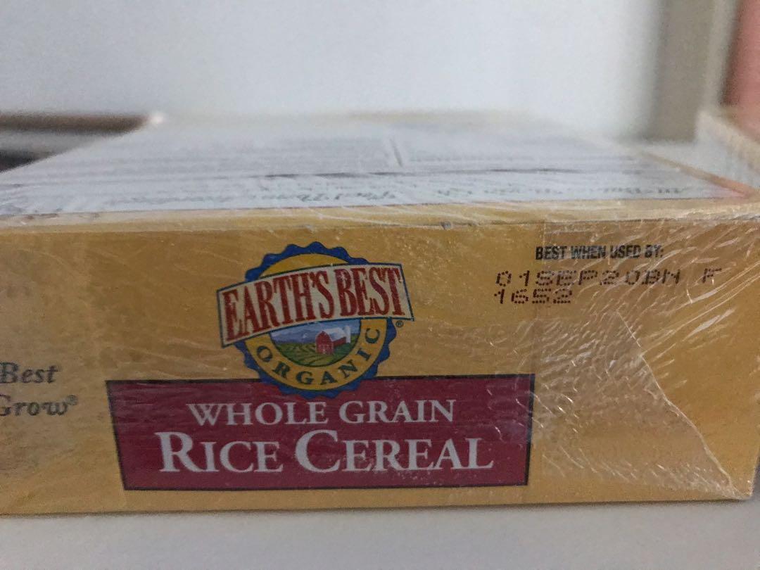 Earth’s Best Whole Grain Rice Cereal, 兒童＆孕婦用品, 護理及餵哺, 護理及餵哺 加固