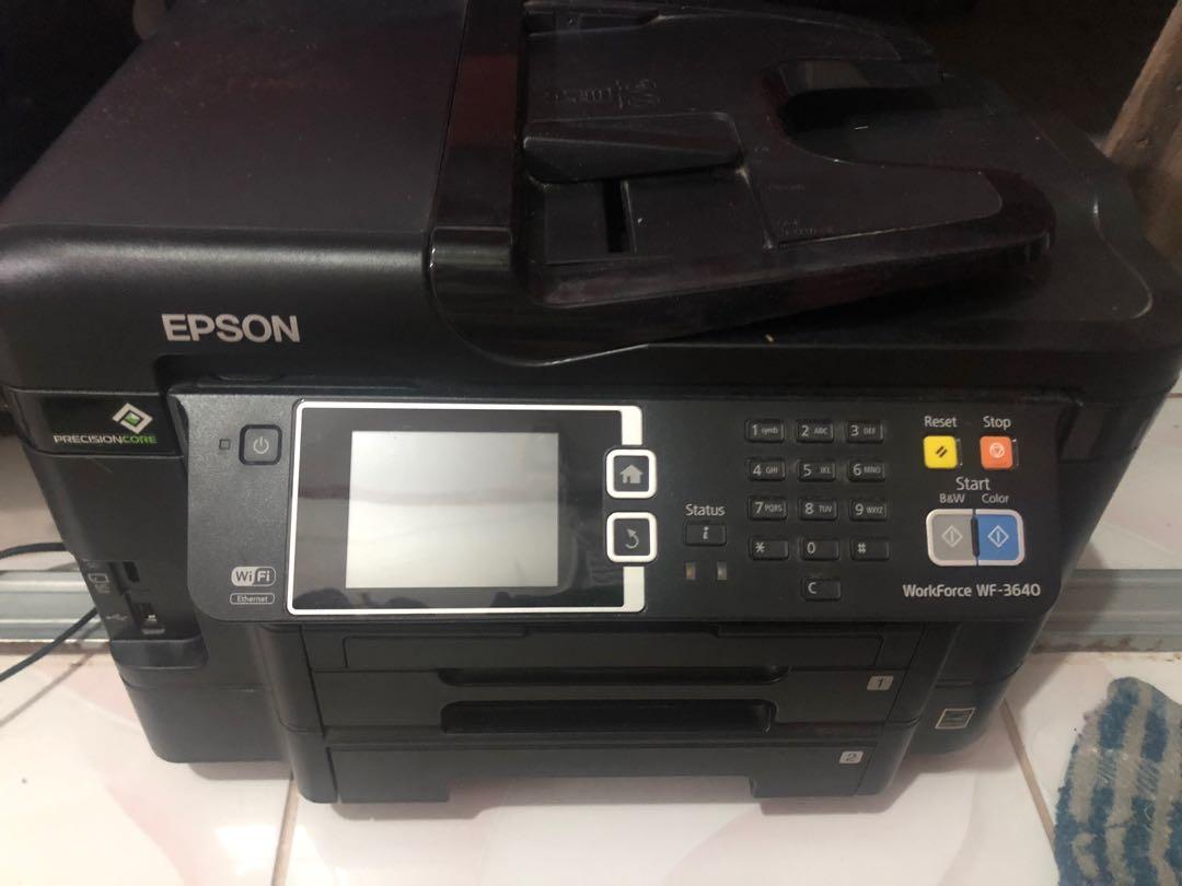 Epson printer wf 3640(4 in 1), Computers & Tech, Printers, Scanners