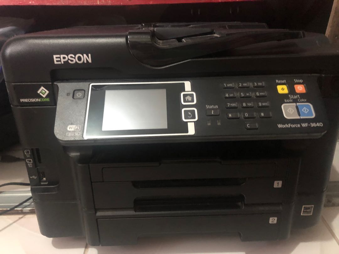 Epson Printer Wf 36404 In 1 Computers And Tech Printers Scanners And Copiers On Carousell 9403
