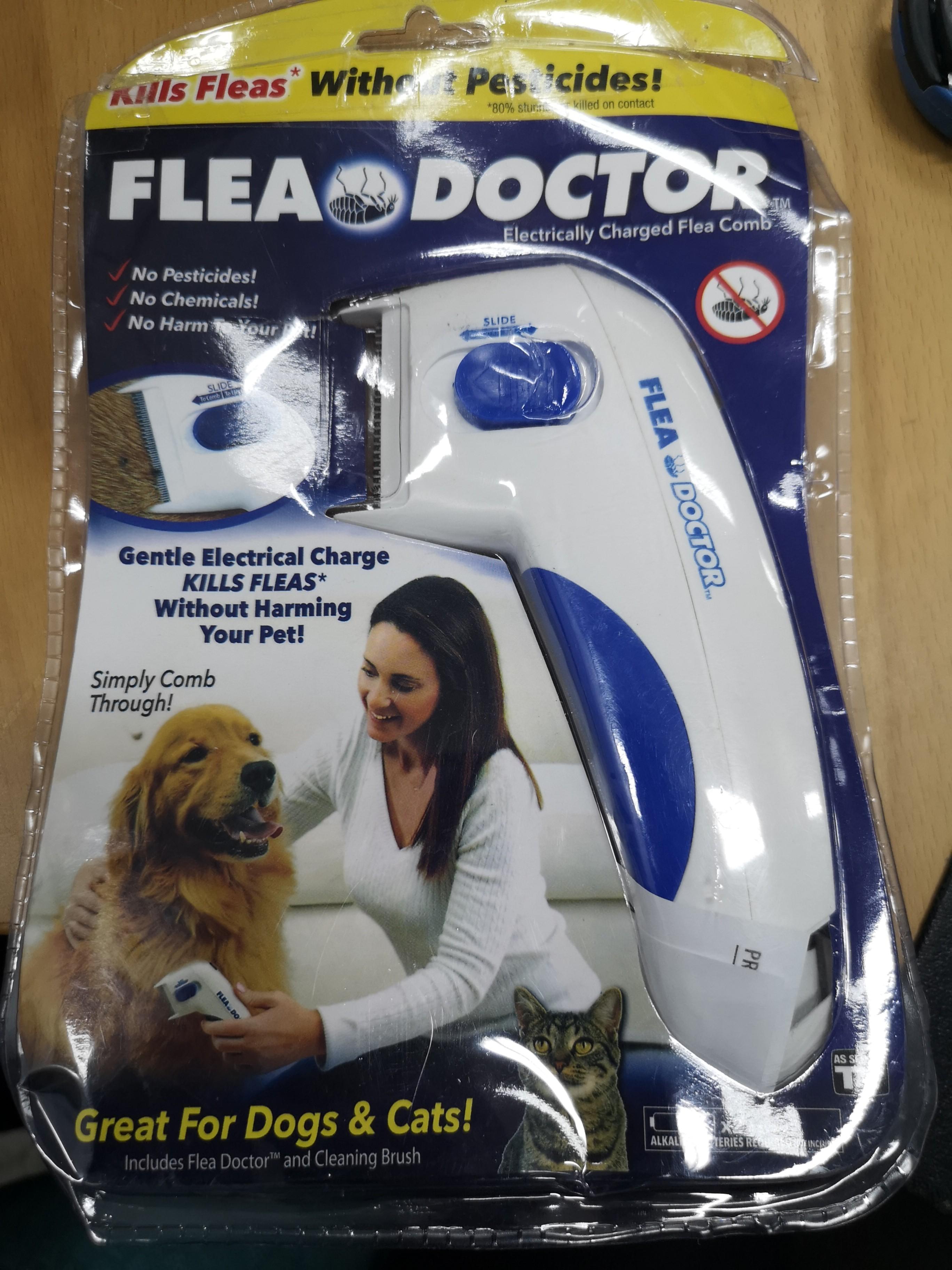 Electric flea deals brush