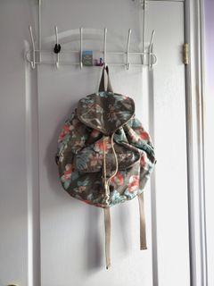 Floral Mid-sized Backpack