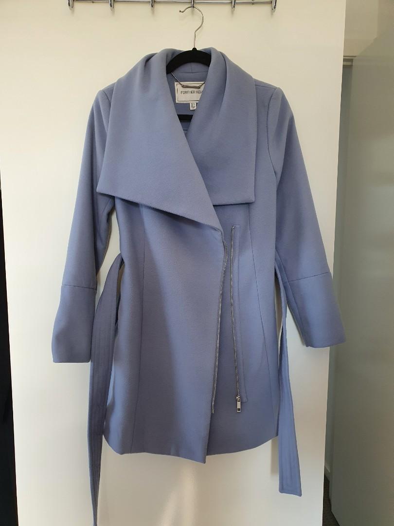 Forever new blue coat top