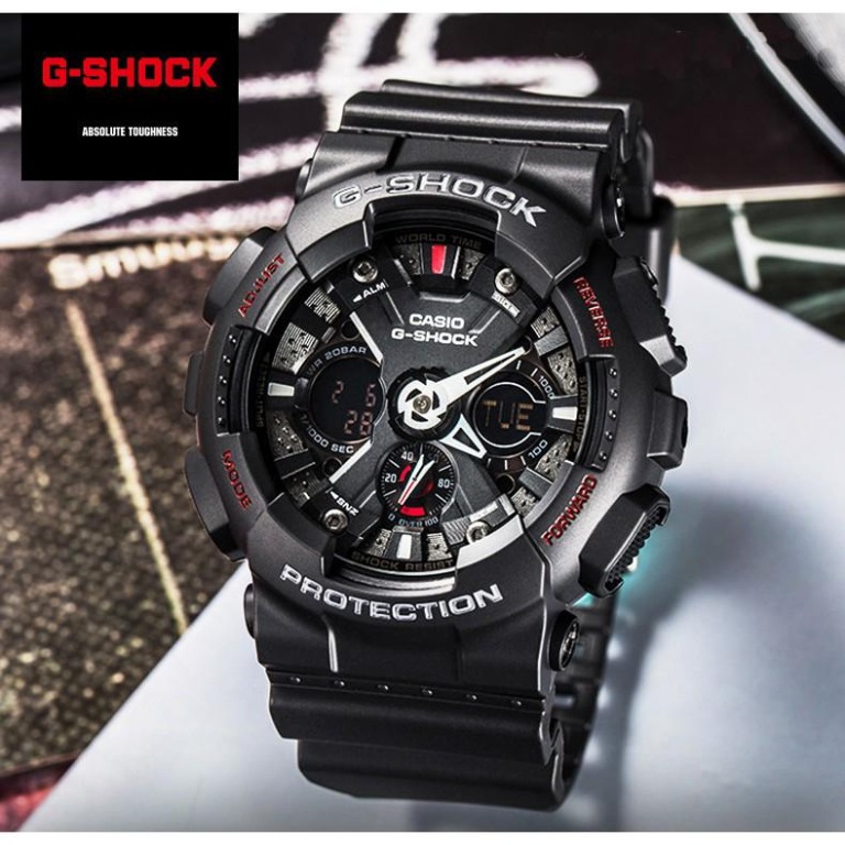Free Shipping 100% Original Casio G-SHOCK Men GA-120 Watch Sport, Luxury,  Watches on Carousell