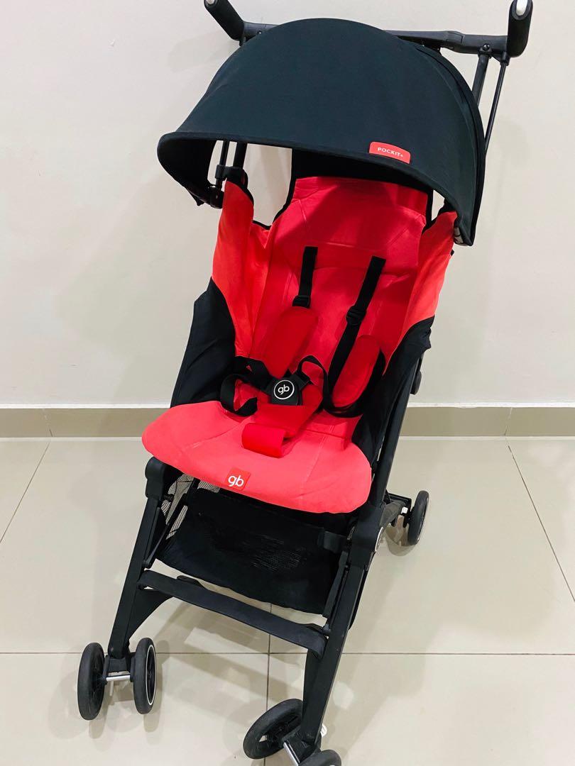 GB Pockit Plus Gold Chilli Red Babies Kids Going Out