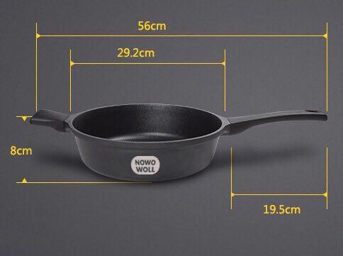 Woll Nowo Titanium Fry Pan with Detachable Handle, 12.5-Inch