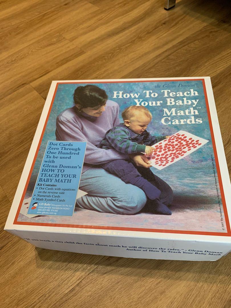 Glenn Doman Math Flash Cards, Hobbies & Toys, Books & Magazines