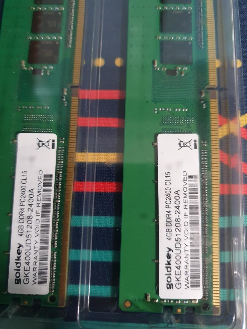 Goldkey 4gb DDR4 2400Mhz CL15 ram, Computers & Tech, Parts ...