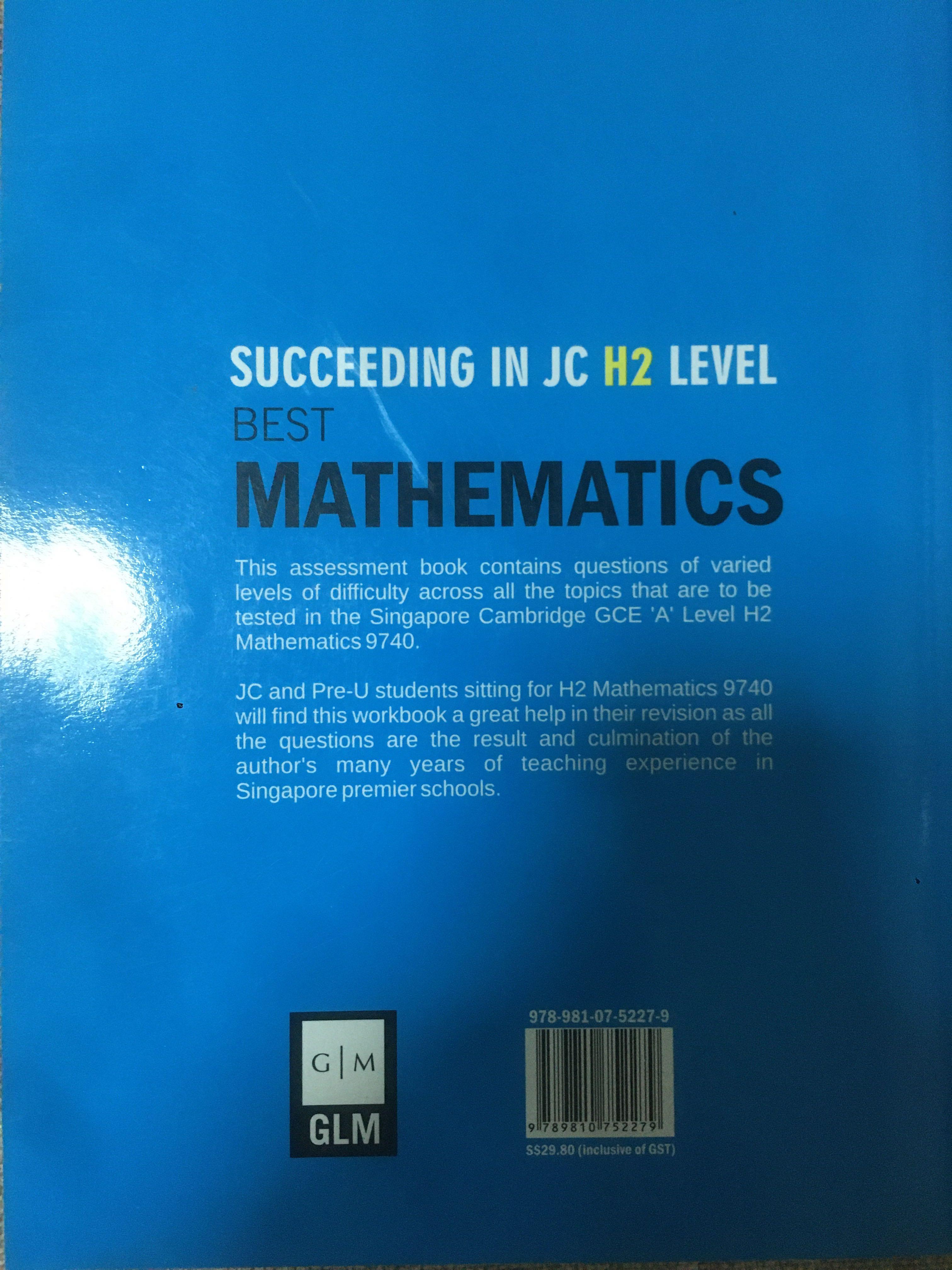 H2 Math Practice Book (Category: Assessment Books) located in Singapore. Submitted by squealdeals (Listing ID 1014948751, Image 2). Description: .