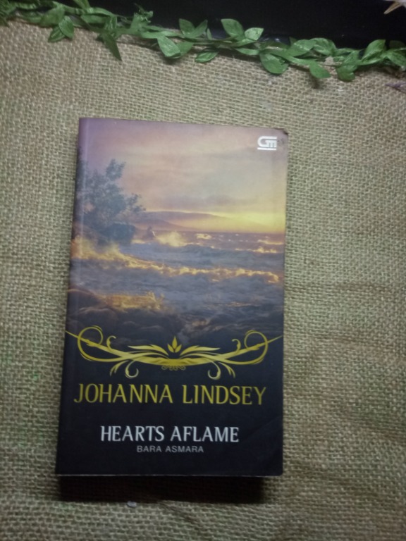 Hearts Aflame Johanna Lindsey Buku Alat Tulis Buku Di Carousell