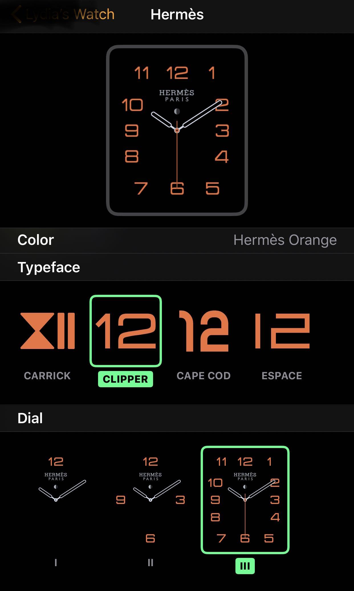 Fond ecran hotsell hermes apple watch