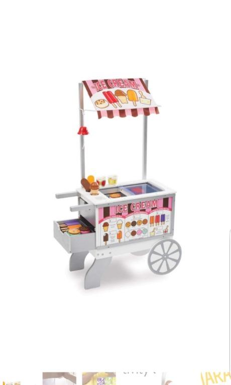 melissa & doug wooden snacks & sweets food cart