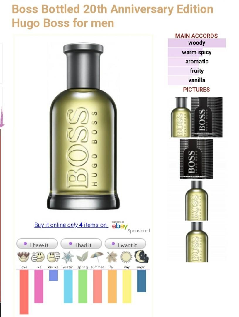Hugo boss man of today 20th hotsell anniversary