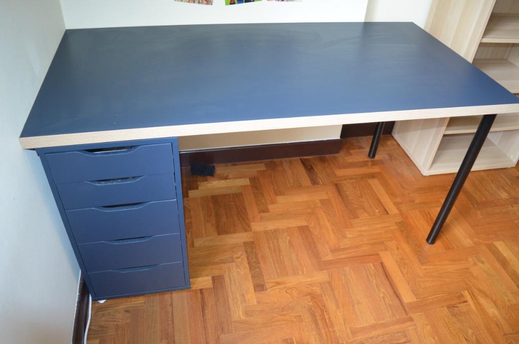 Ikea navy clearance desk