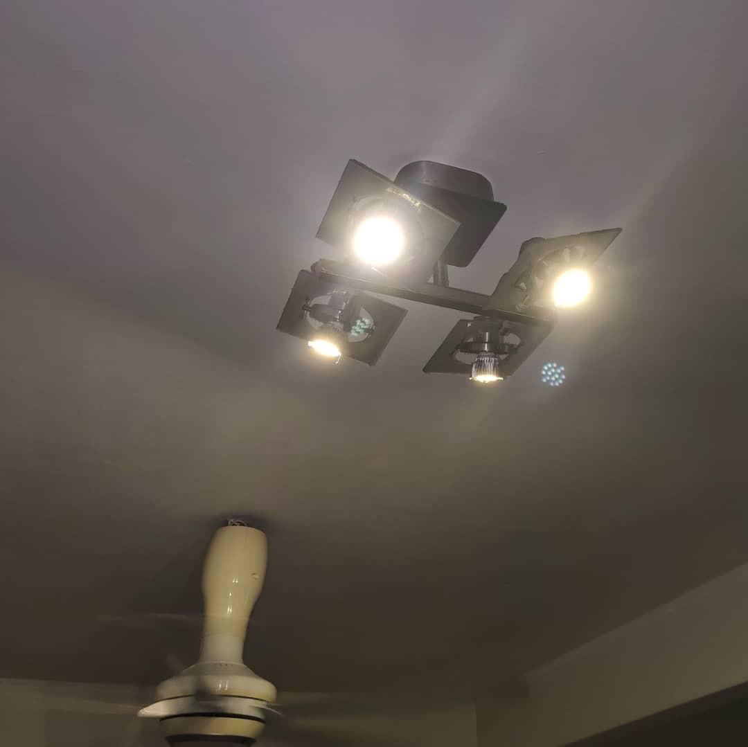 IKEA FUGA Ceiling 4 x LED Spot Lights, Furniture & Home Living