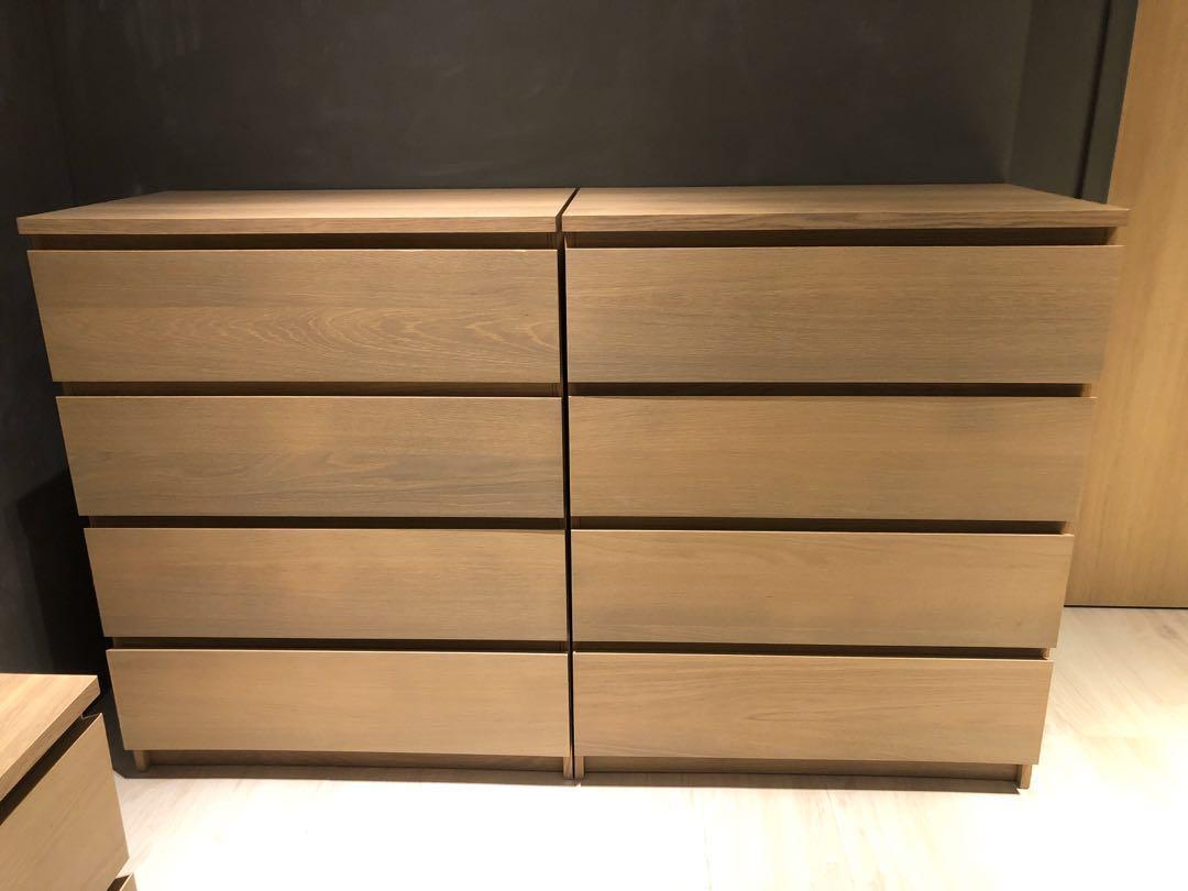 Ikea Malm Chest Of 4 Drawers Furniture Shelves Drawers On Carousell