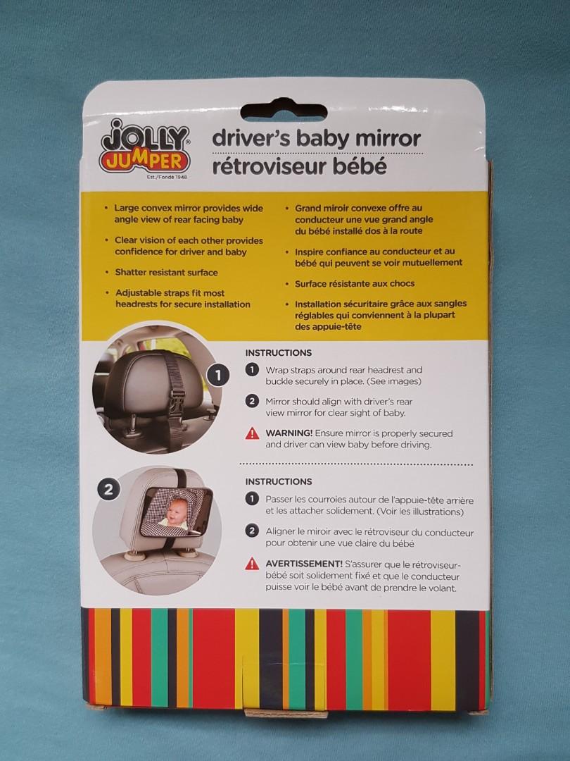 jolly jumper driver's baby mirror