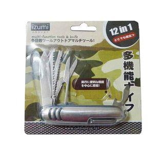 IZUMI JAPAN 12in1 Multi-funtion Tools & Knife 12 in 1 Swiss Army Knife