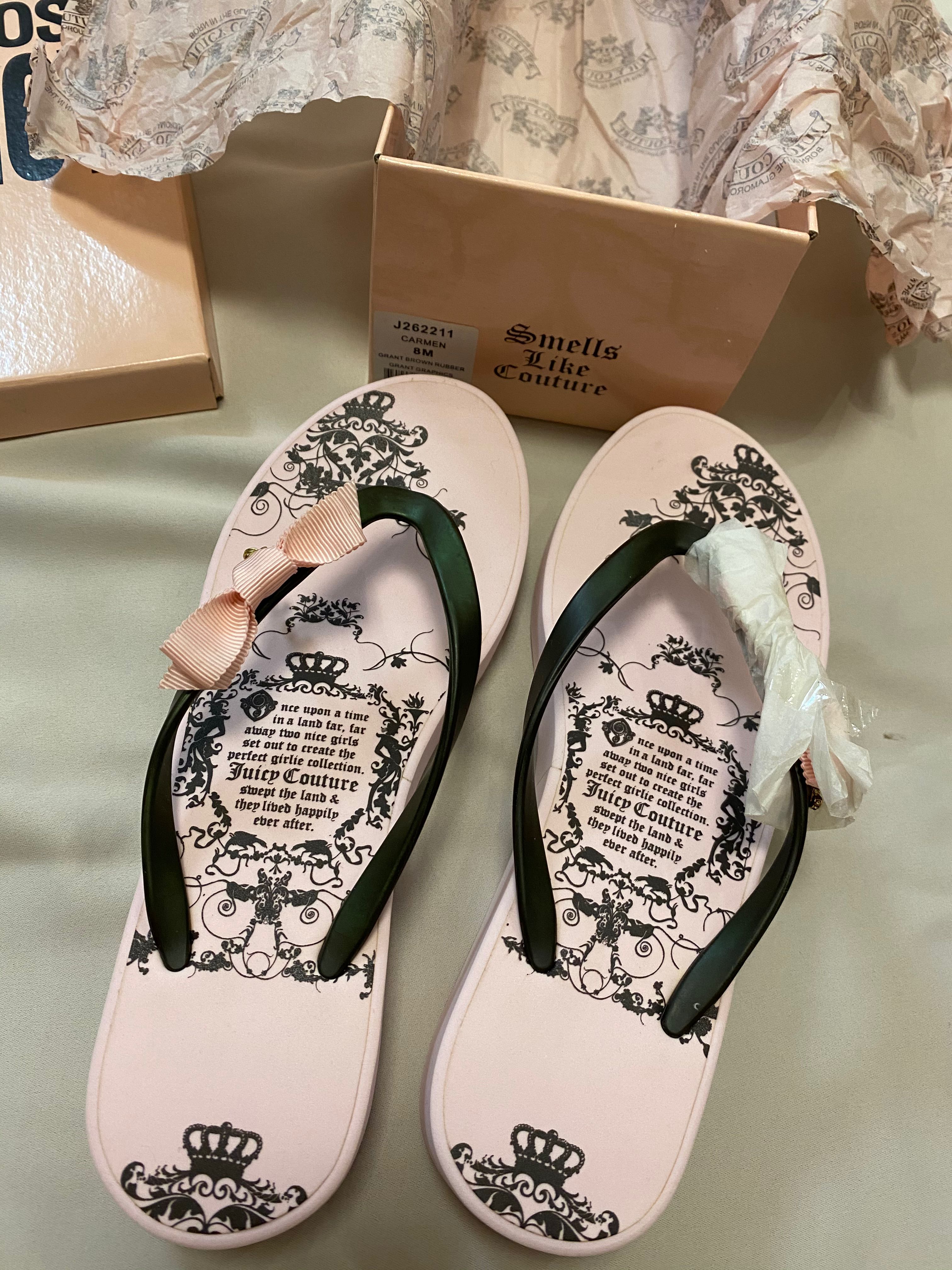 juicy couture flip flops amazon