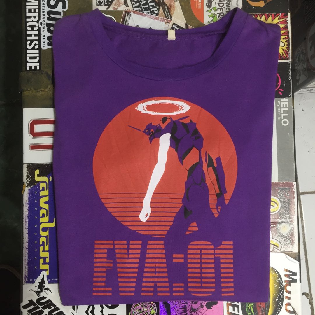 Kaos vintage NEON GENESIS EVANGELION “DEATH OF EVA:01”, Fesyen