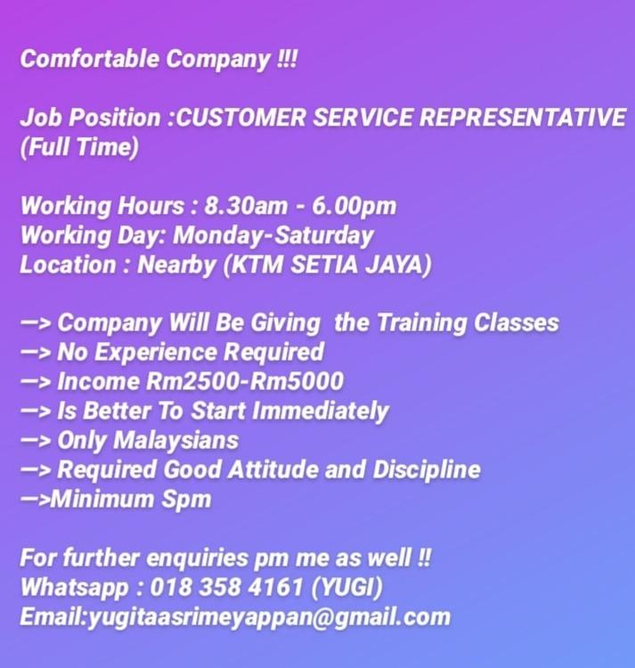 Kerja Kosong Jobs Full Time Sales Retail Marketing On Carousell