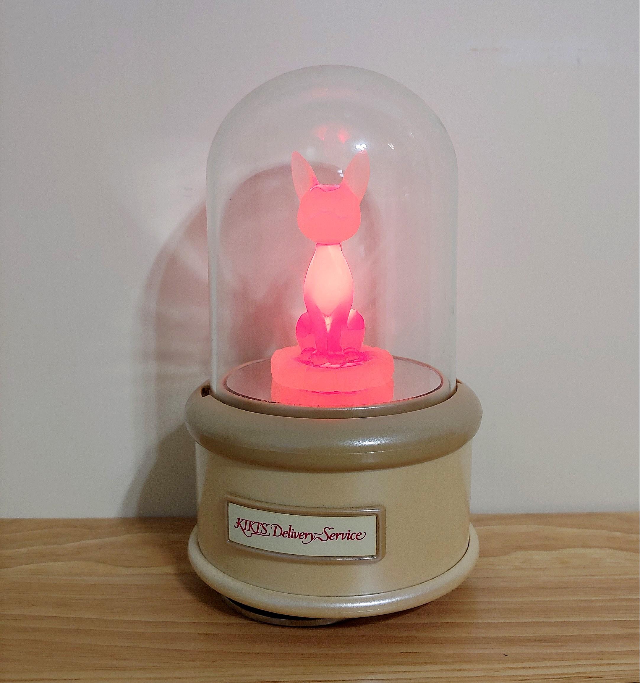 Kiki's Delivery Service Jiji Music Box 魔女宅急便 黑貓 有燈 音樂盒, 傢俬＆家居, 家居裝飾, 家居