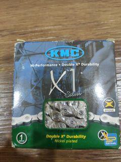 KMC X1 Silver Chain (Single Speed)