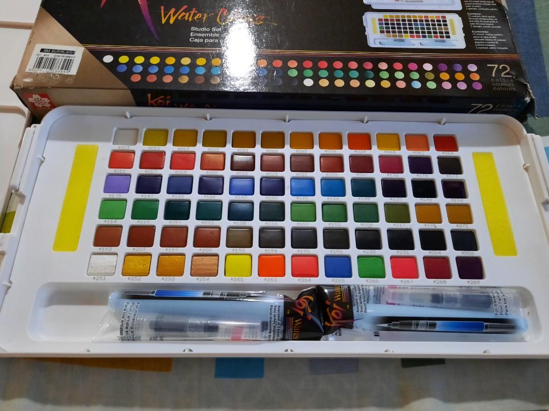 KOI Watercolor Studio 72-color Set