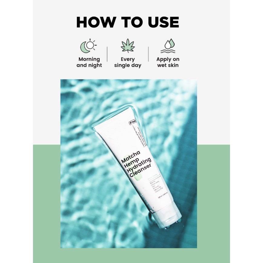 [SOLD] Krave Beauty Matcha Hydrating Cleanser 120ml, Health & Beauty