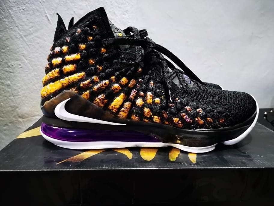 Lebron 17 Xvii Lakers Colorway Men S Fashion Footwear Sneakers On Carousell