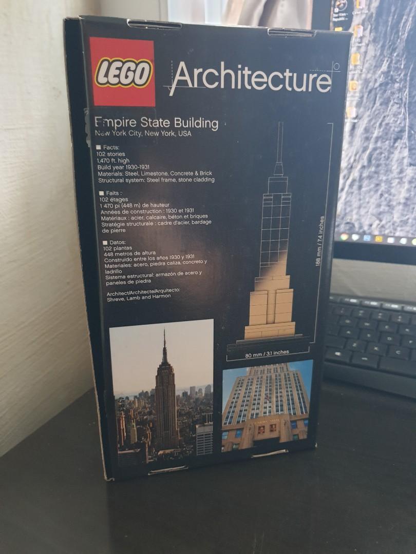 Lego Architecture Empire State Building 21002 Burj Khalifa 21008
