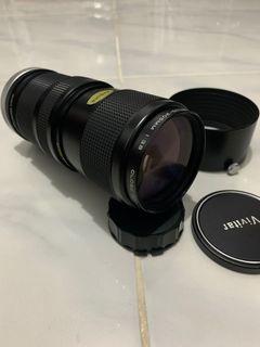 Lens : Vivitar 75-305mm 3.8 for C/FD Mount Camera