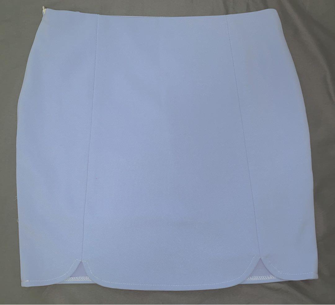 Light blue mini skirt Clearance