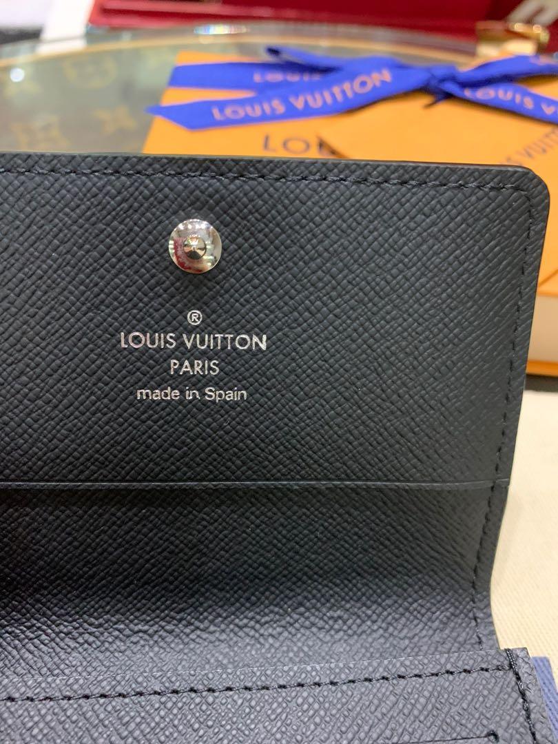 Louis Vuitton Enveloppe Carte De Visite Epi Noir Black in Leather with  Silver-tone - US