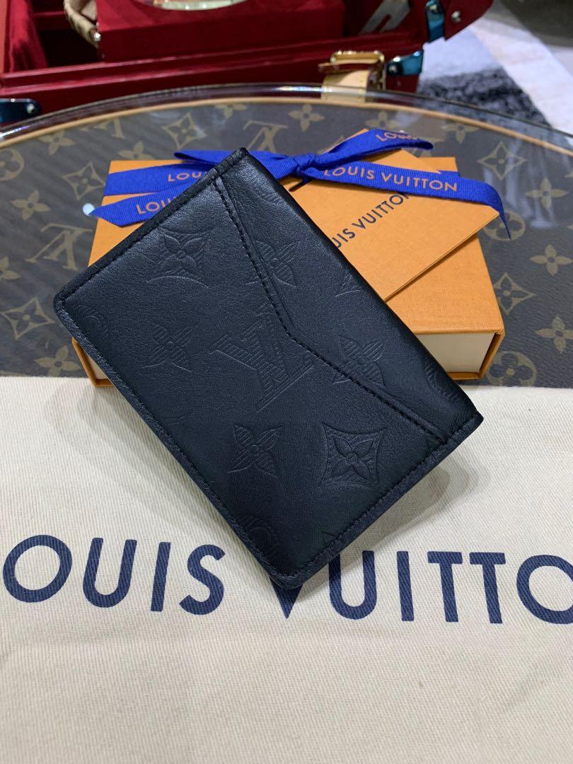 Louis Vuitton Pocket Organizer Monogram Shadow Black - Original São Paulo