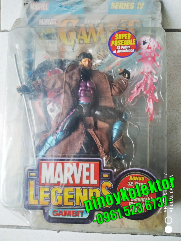 Marvel legends gambit toy biz clearance