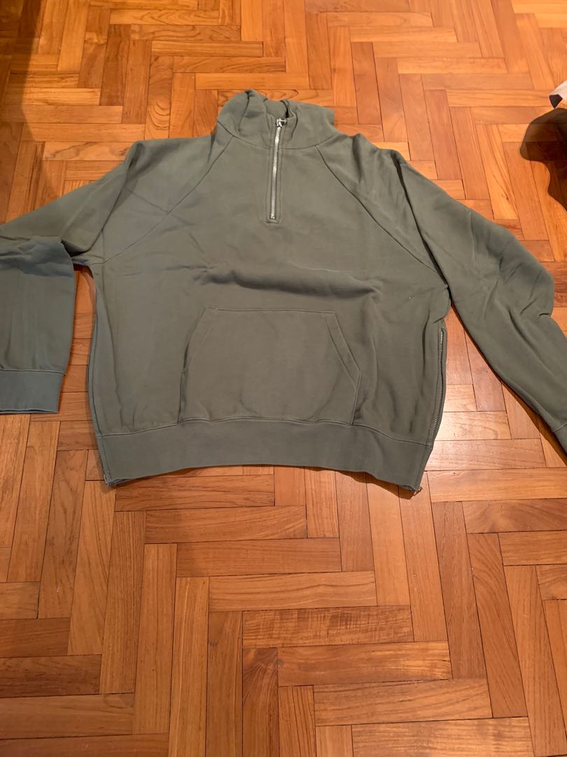 Fog essentials half zip hoodie clearance