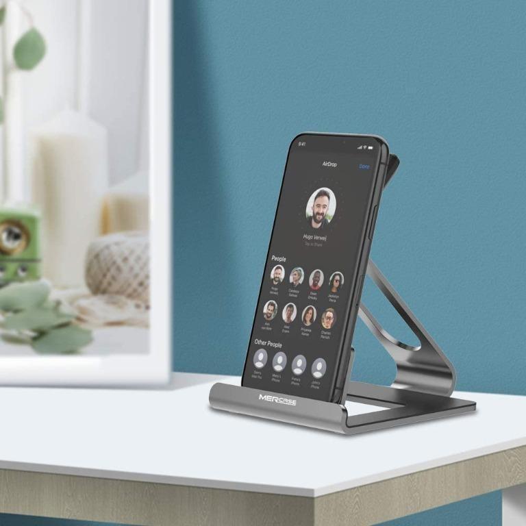 Mercase Aluminum Nightstand Iwatch Iphone Universal Desktop Stand Holder Charging Station Electronics Others On Carousell
