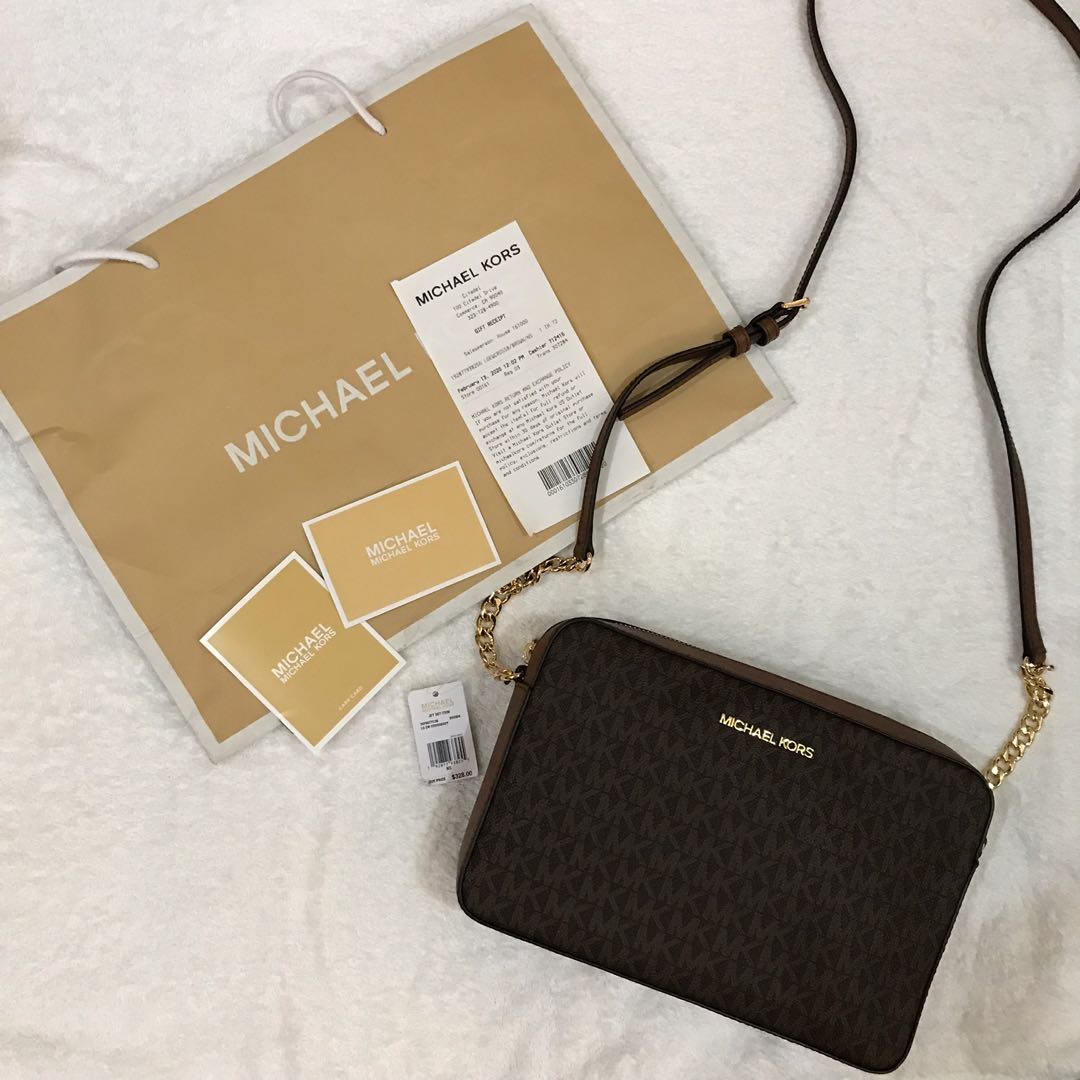 MICHAEL KORS JET SET SLING BAG (REDUCED PRICE!!!), Luxury, Bags