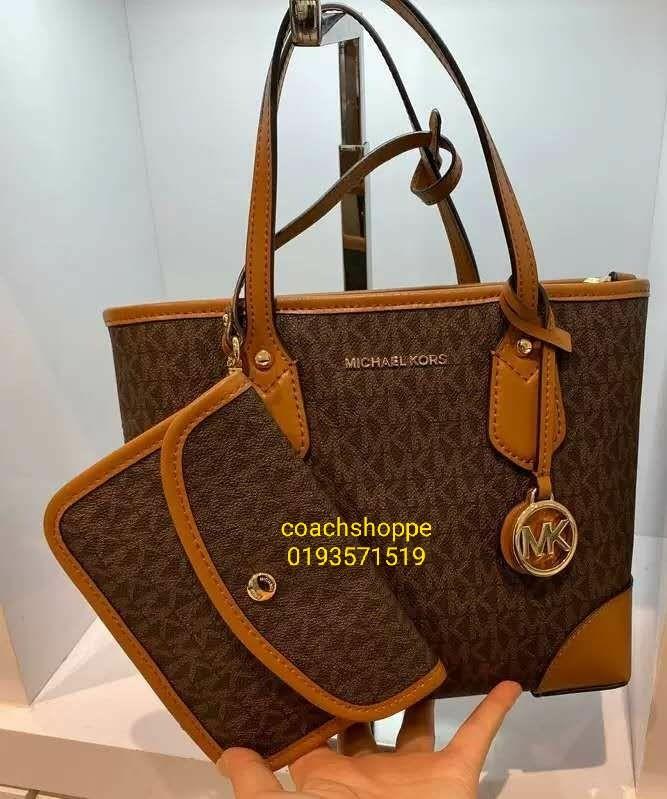 Micheal Kors Eva Extra Small Logo Tote Women s Fashion Bags