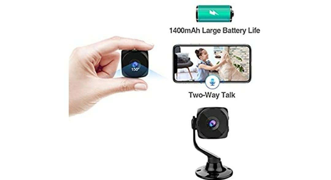 KEAN Mini Spy Camera 4K HD Wireless Hidden Security Cam Motion Detection