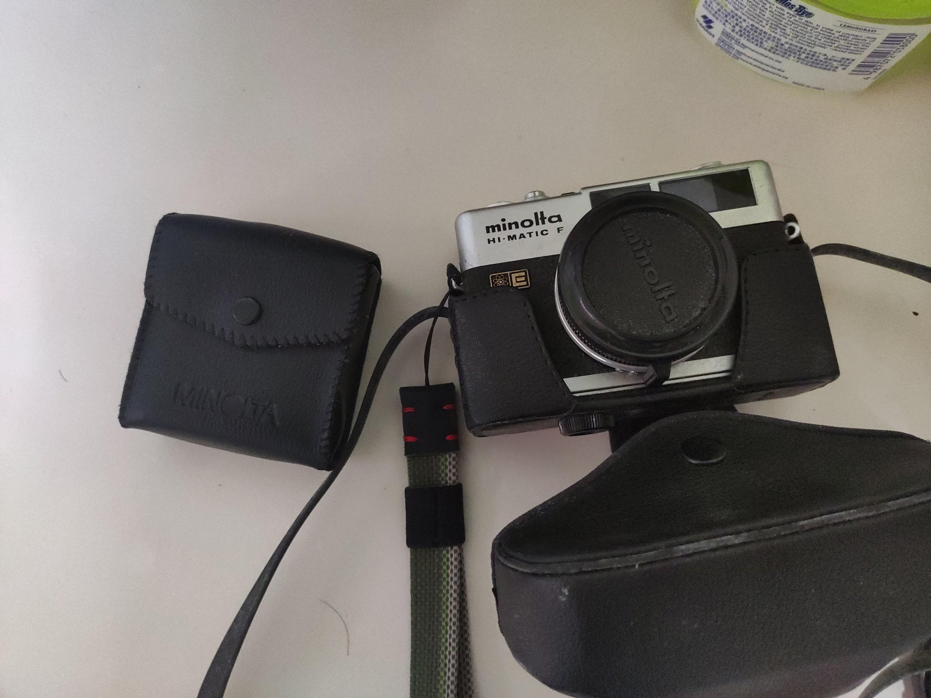 Minolta Hi Matic F 35mm Film Camera Photography Cameras Others On Carousell